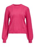 OBJECT GEMUSTERTER PULLOVER, Raspberry Sorbet, highres - 23045726_RaspberrySorbet_001.jpg