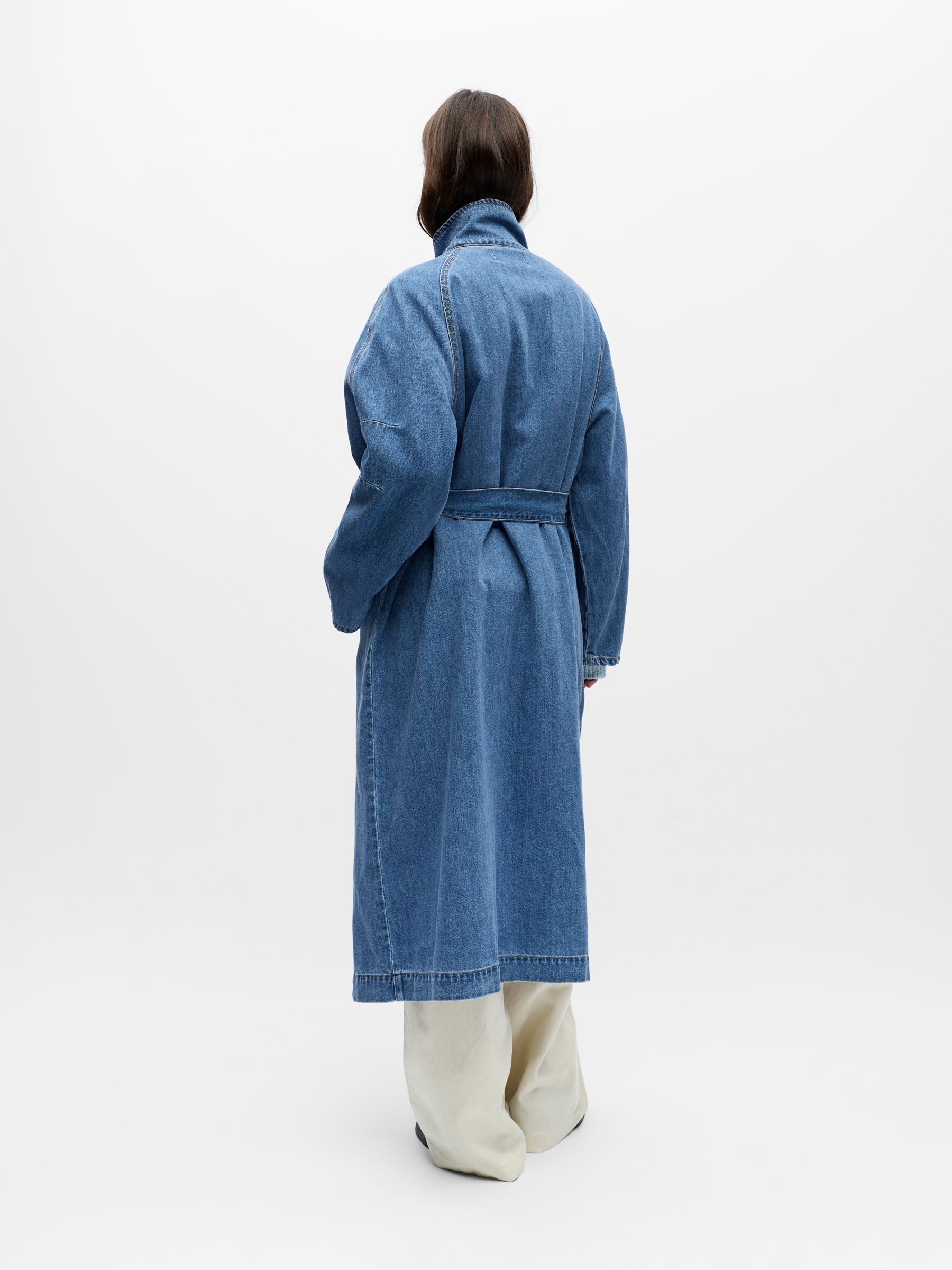 DENIM TRENCHCOAT | Blue | .OBJECT CI Netherlands