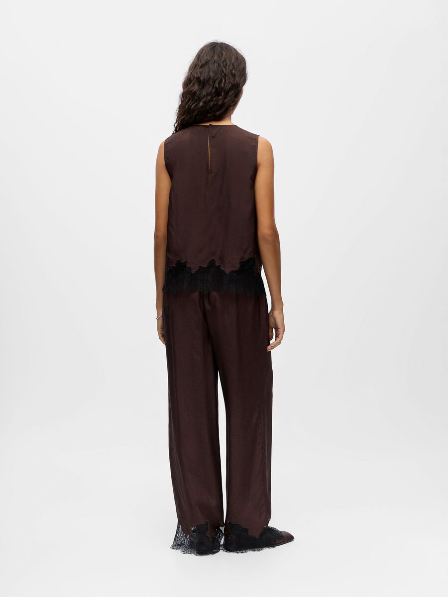 Carousel image - SPETSPRYDD TOPP, Seal Brown | 3
