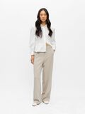 Product image thumbnail - WIDE LEG TROUSERS, Silver Gray | 4
