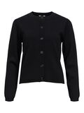 Product image thumbnail - OBJESTER KNITTED CARDIGAN, Black | 1