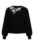 Object Collectors Item EMBROIDERED KNITTED PULLOVER, Black, highres - 23044784_Black_1128656_002.jpg