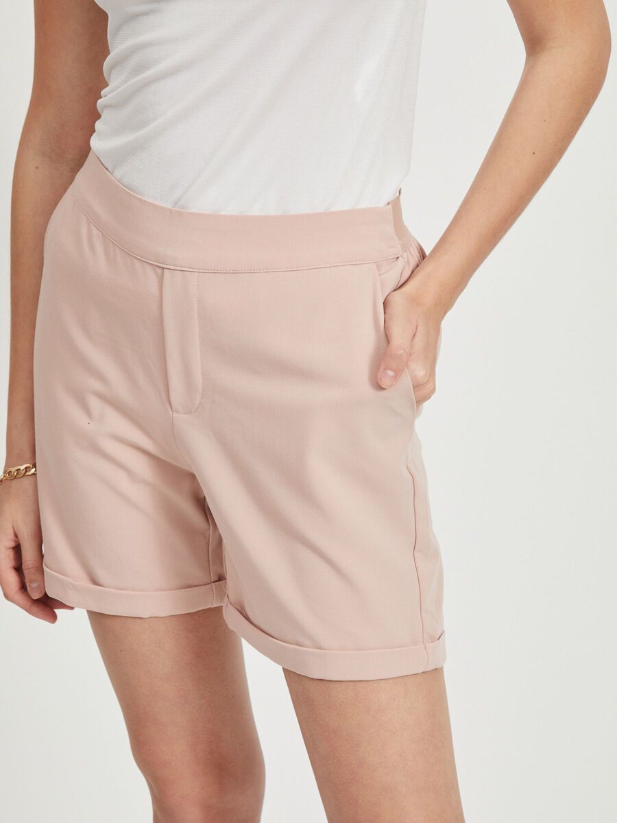 Carousel image - ROLL HEM CHINO SHORTS, Adobe Rose | 6
