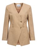 Product image thumbnail - À DOUBLE BOUTONNAGE BLAZER, Tannin | 1