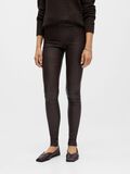 Product image thumbnail - OBJBELLE LEGGINGS, Seal Brown | 2