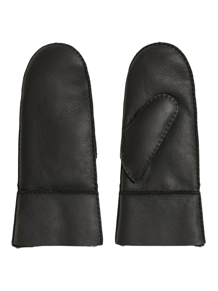 Object Collectors Item LEATHER MITTENS, Black, highres - 23039988_Black_001.jpg