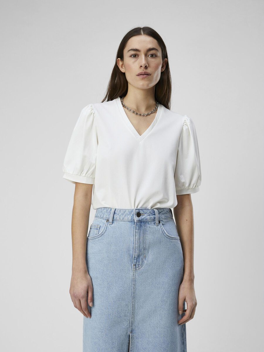 OBJECT PUFFÄRMEL T-SHIRT, Cloud Dancer, highres - 23041624_CloudDancer_003.jpg
