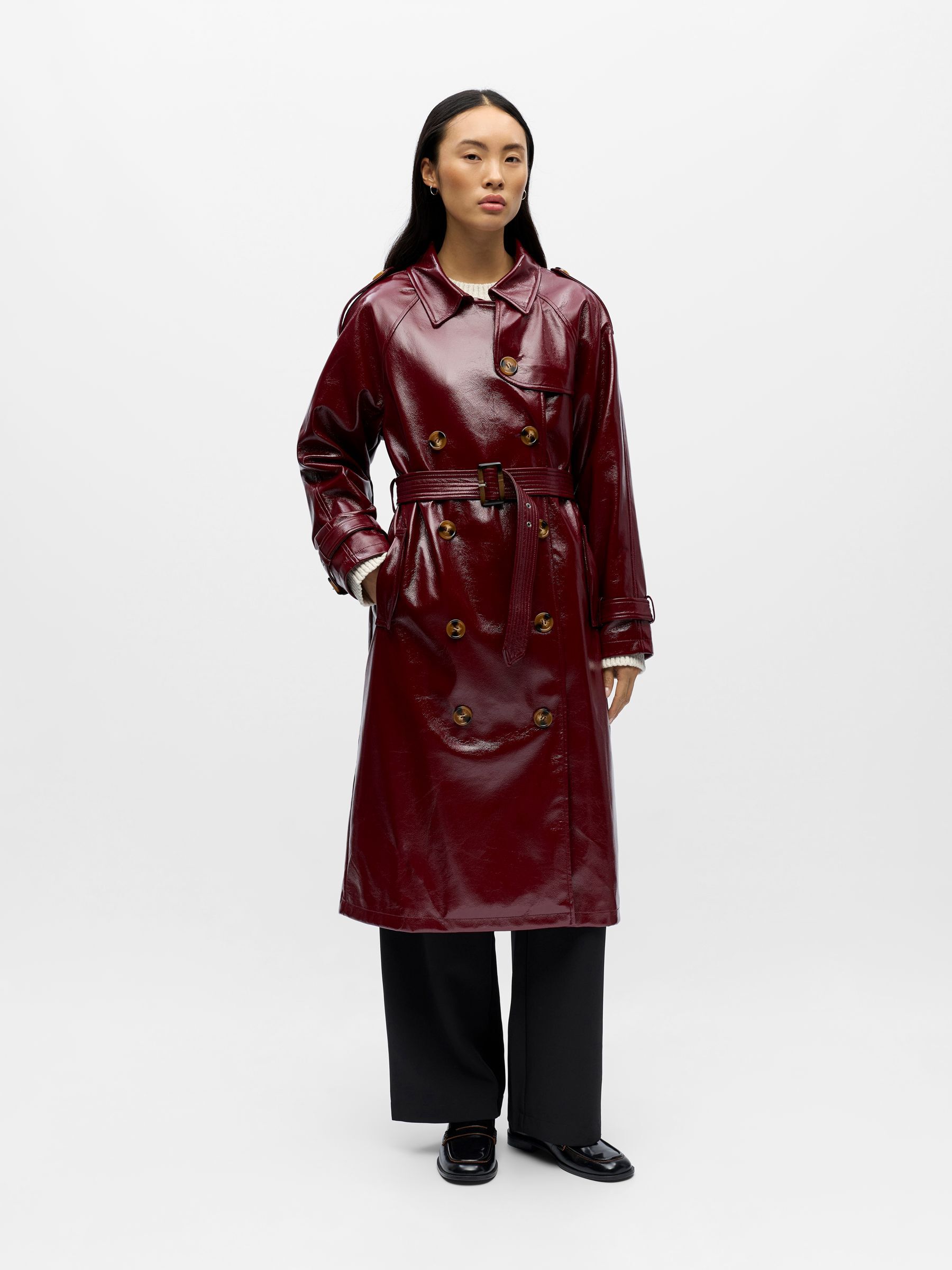 SHINY TRENCHCOAT | Purple | .OBJECT CI Denmark