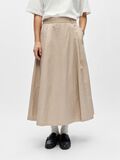 Product image thumbnail - HIGH WAIST MIDIROCK, Humus | 2