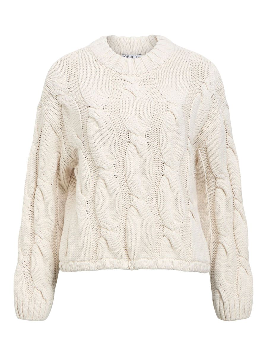 Carousel image - KNITTED JUMPER, White Sand | 1