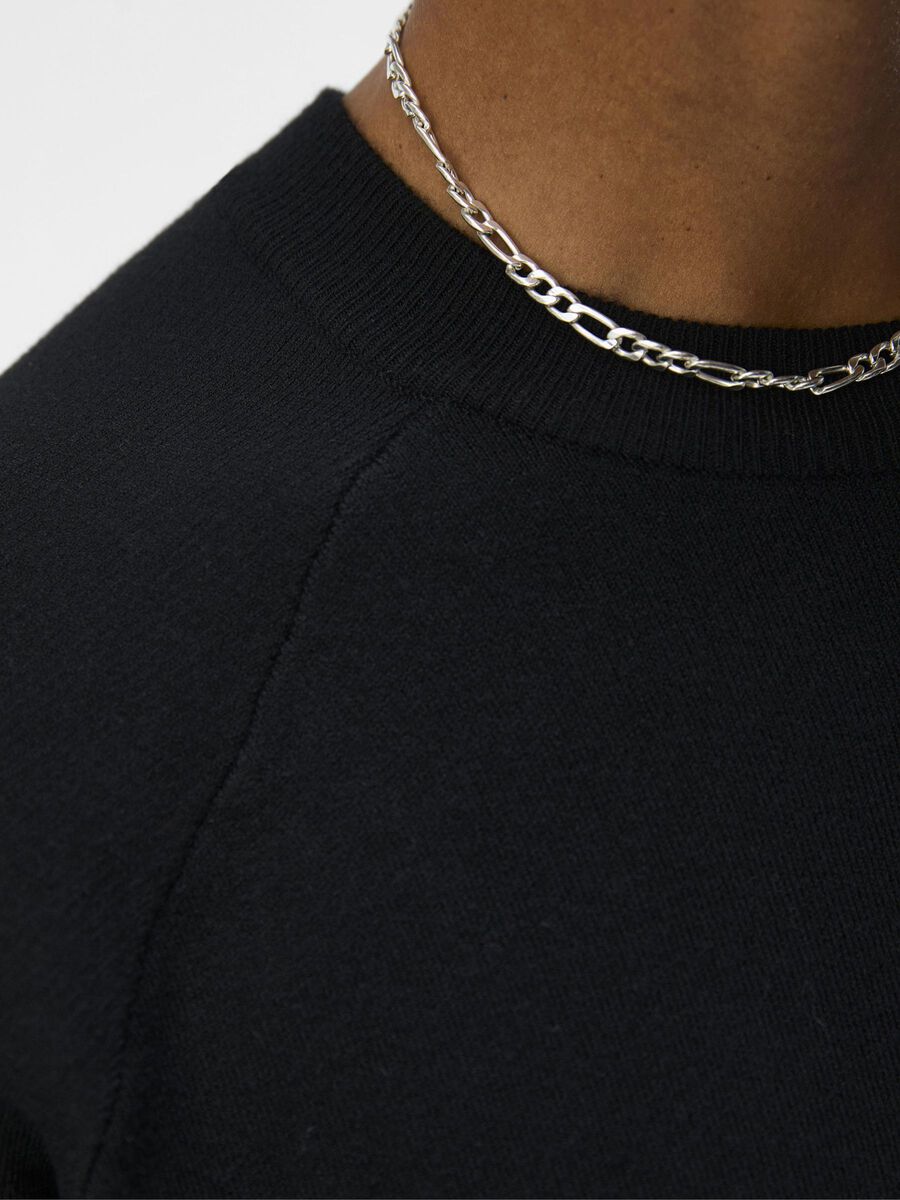 Carousel image - KNITTED TOP, Black | 5