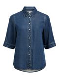 OBJECT À MANCHES COURTES CHEMISE EN JEAN, Dark Blue Denim, highres - 23046164_DarkBlueDenim_1257759_001.jpg