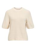 Product image thumbnail - KNITTED PULLOVER, White Sand | 1