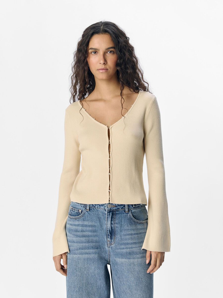 OBJECT LETT STRIKKET CARDIGAN, Sandshell, highres - 23046073_Sandshell_003.jpg