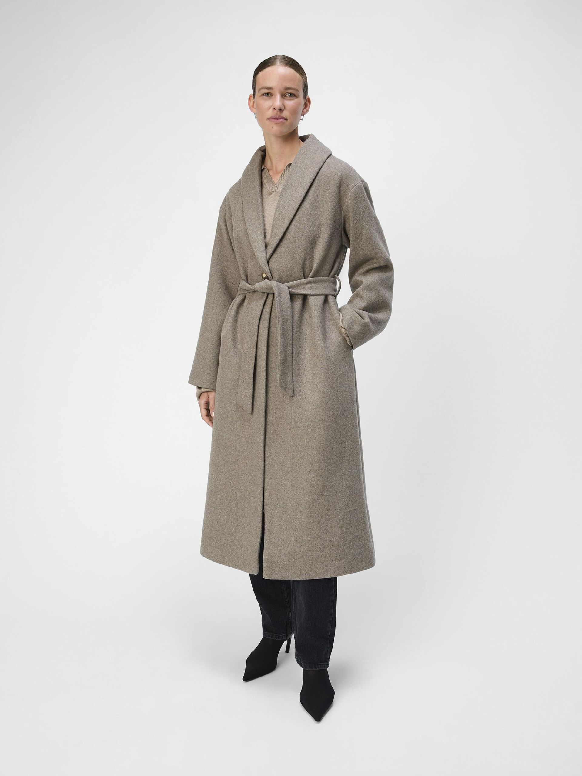 Carousel image - LONG MANTEAU, Desert Taupe | 4