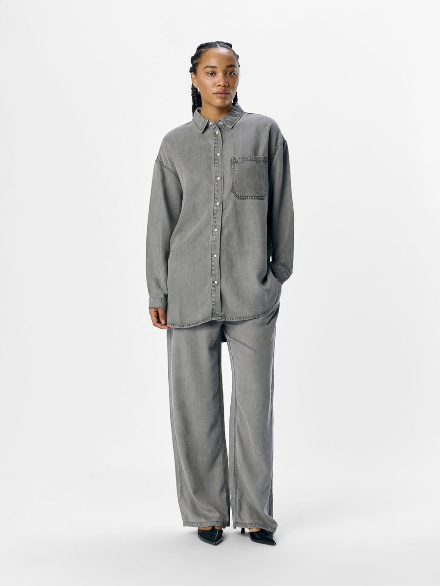 Carousel image - CAMICIA DI JEANS, Light Grey Denim | 4