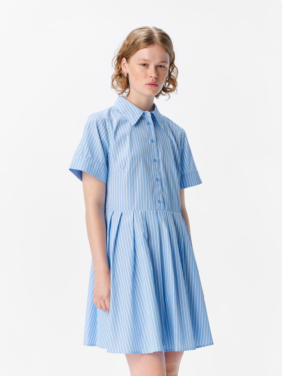 OBJECT SHIRT MINI DRESS, Brunnera Blue, highres - 23048385_BrunneraBlue_1246237_003.jpg