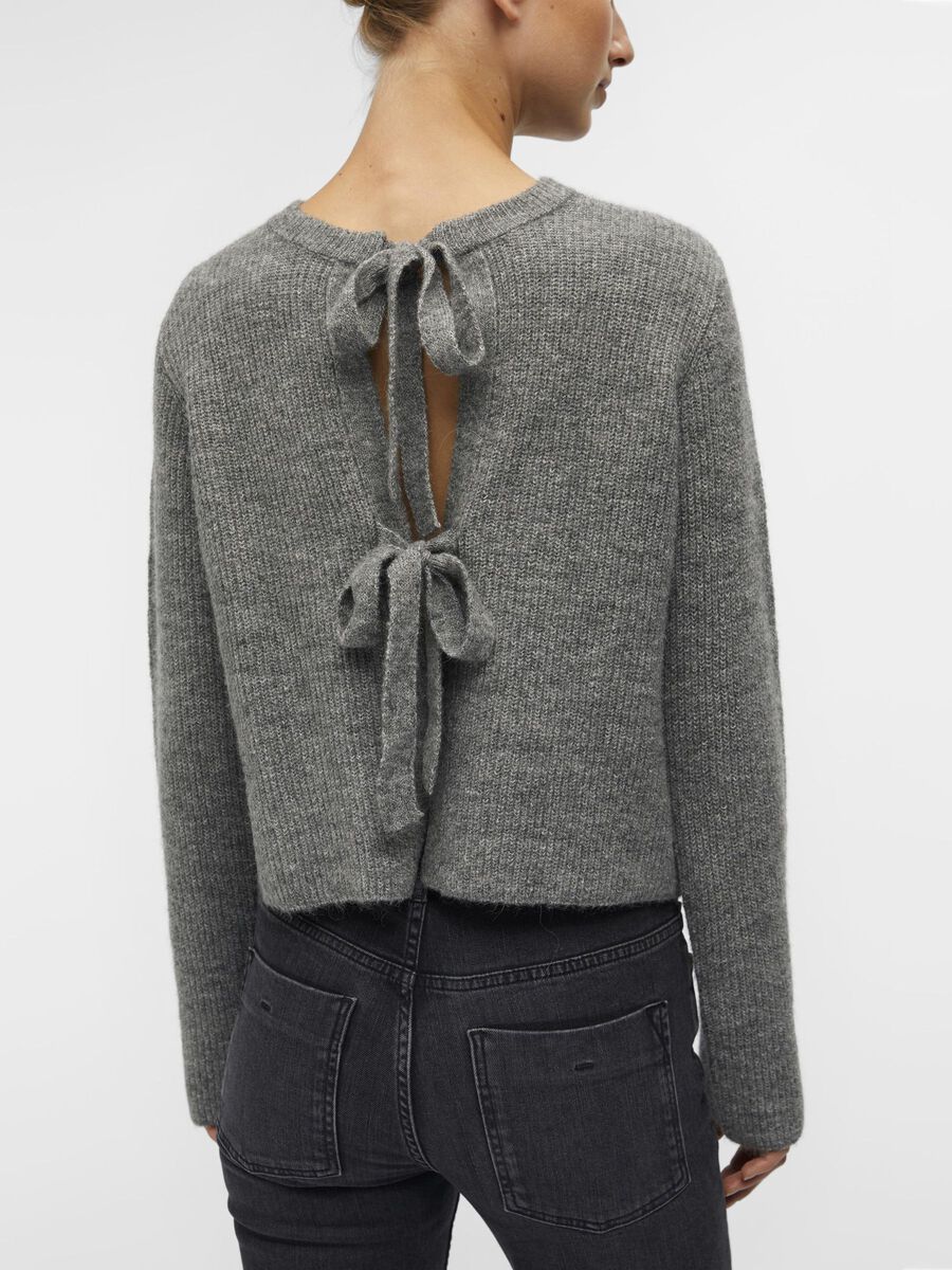 OBJECT COURT EN LAINE MÉLANGÉE CARDIGAN, Medium Grey Melange, highres - 23043185_MediumGreyMelange_003.jpg