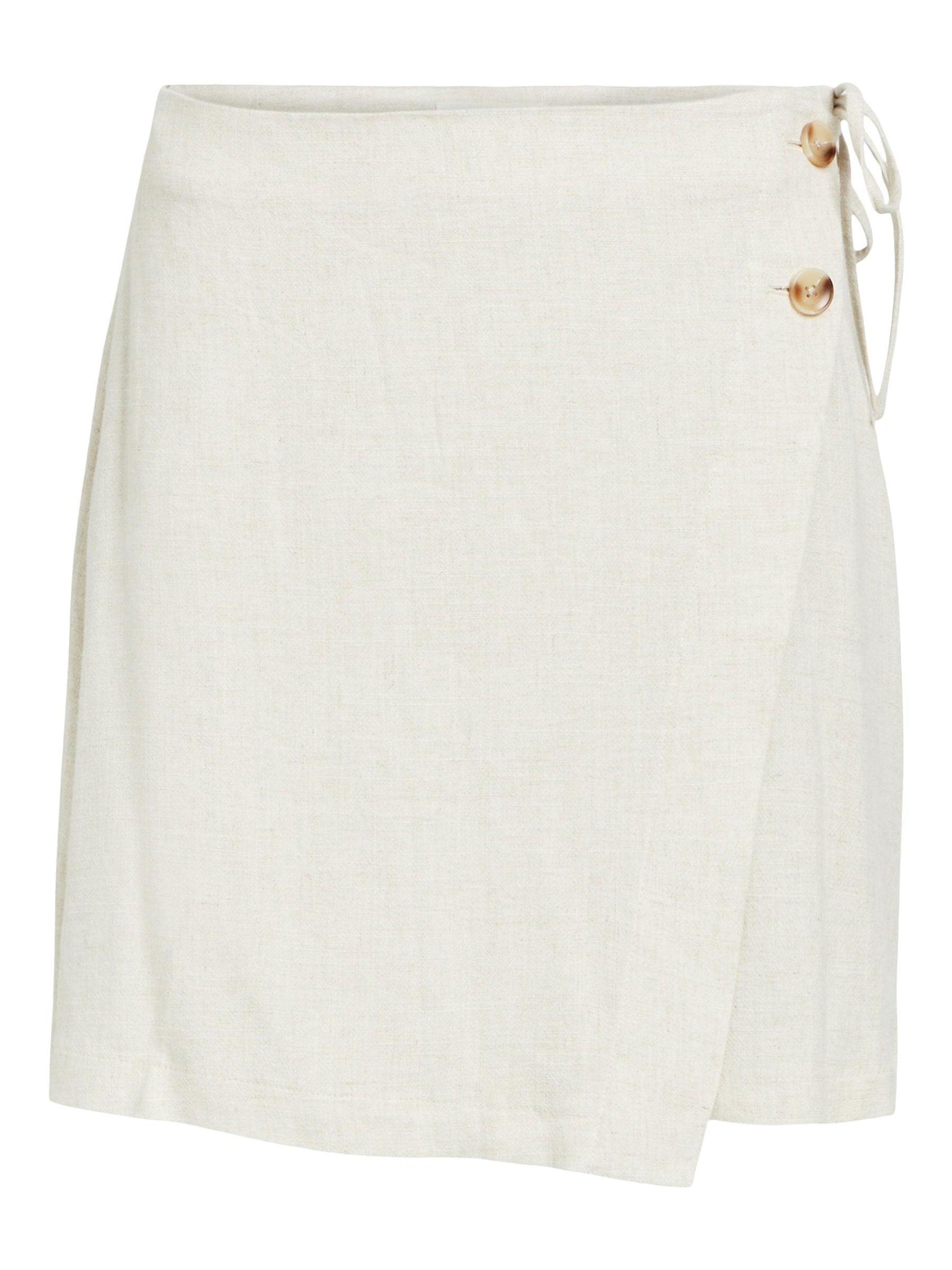 Grey and 2025 white wrap skirt