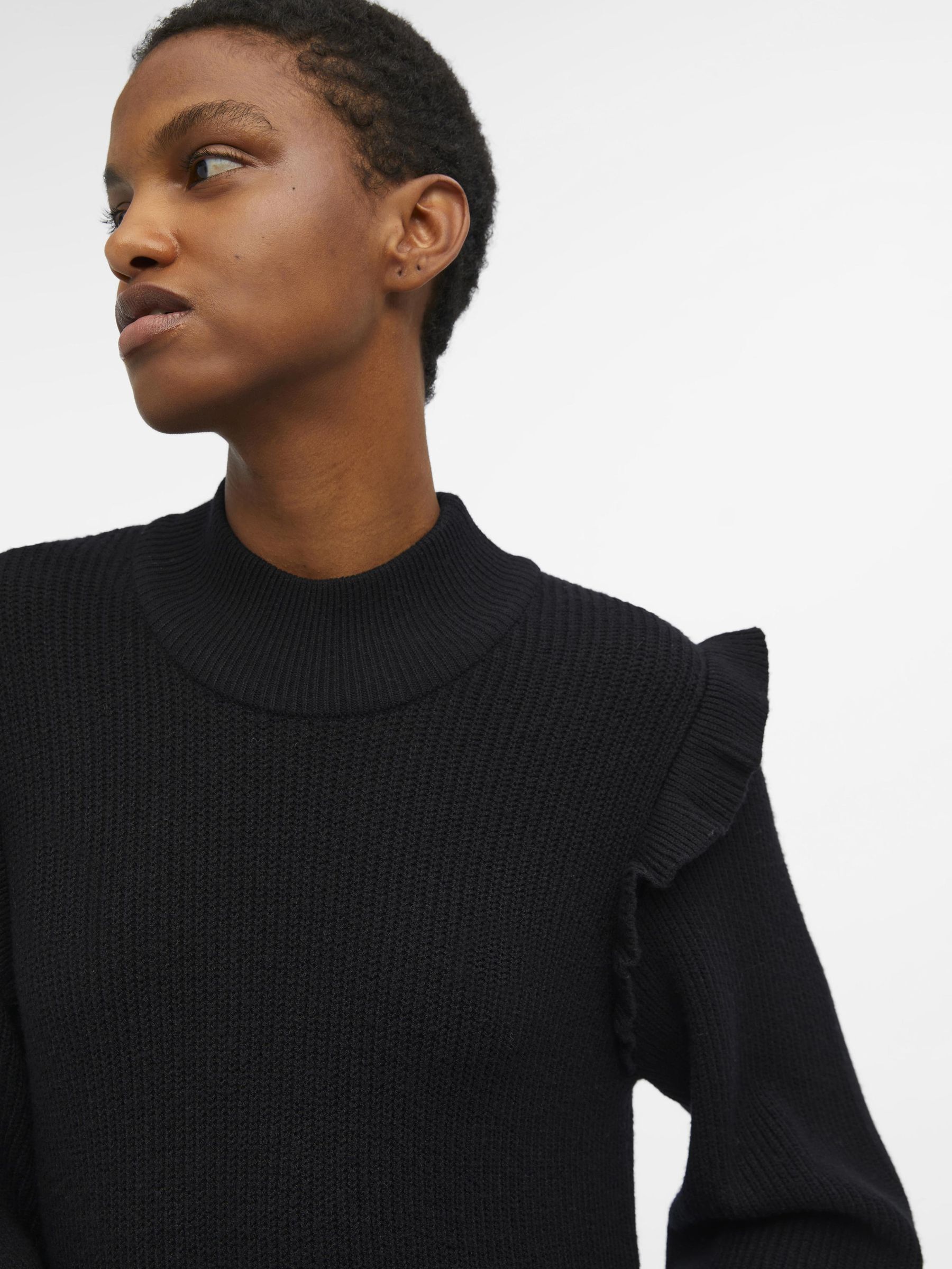 VESTITO A MAGLIA Nero .OBJECT CI Italia