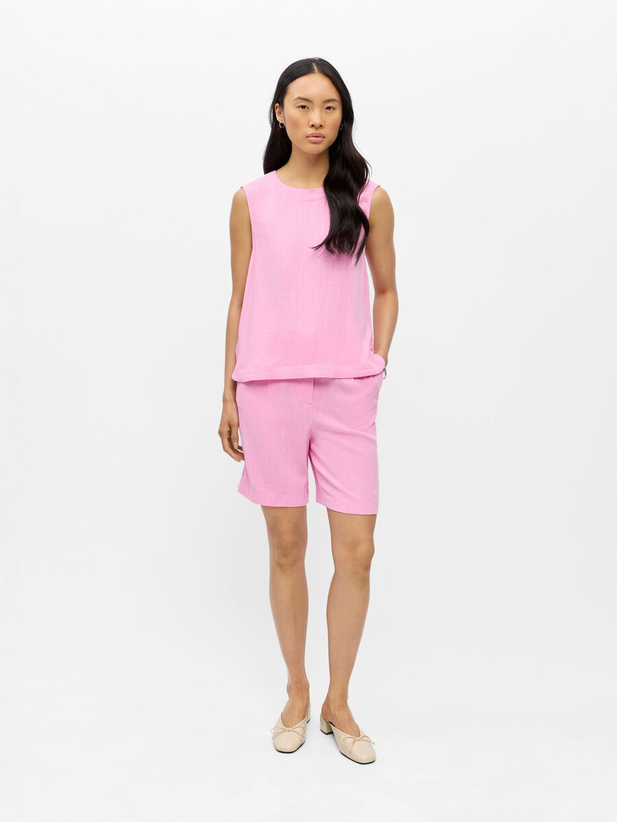 Carousel image - RUND HALS TANKTOP, Begonia Pink | 4