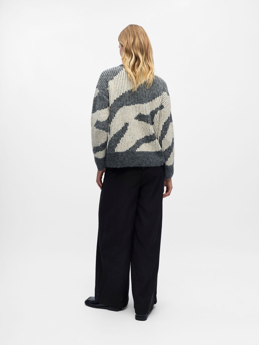 Product carousel image - EN MAILLE PULLOVER, Black | 2