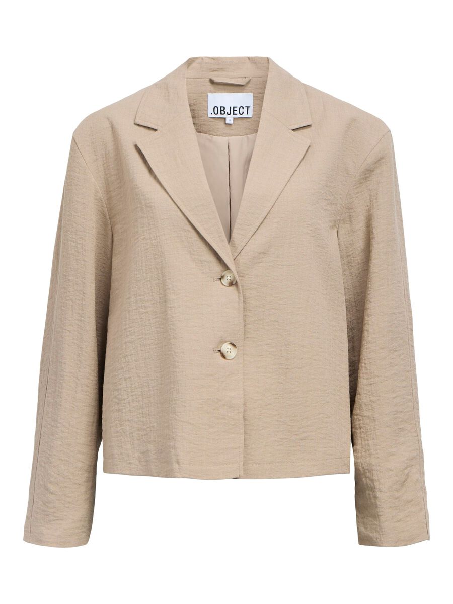 Carousel image - SINGLE-BREASTED BLAZER, Desert Taupe | 1