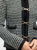 Product image thumbnail - EN MAILLE CARDIGAN, Black | 5