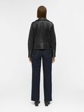 Object Collectors Item CROPPED LEATHER JACKET, Black, highres - 23039577_Black_004.jpg