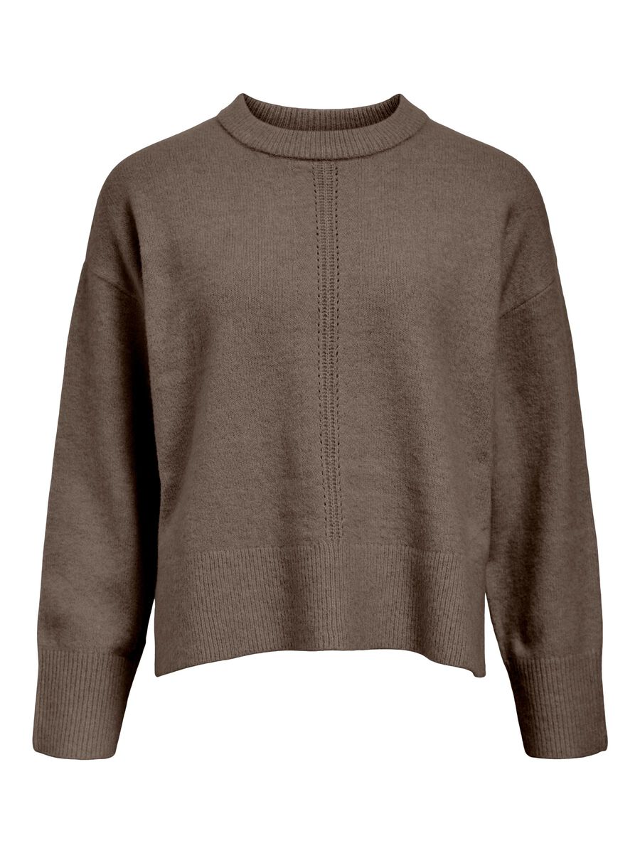 Carousel image - KNITTED PULLOVER, Morel | 1