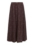 Product image thumbnail - EMBROIDERED MAXI SKIRT, Seal Brown | 1