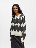 Product image thumbnail - PATTERNED PULLOVER, White Sand | 2