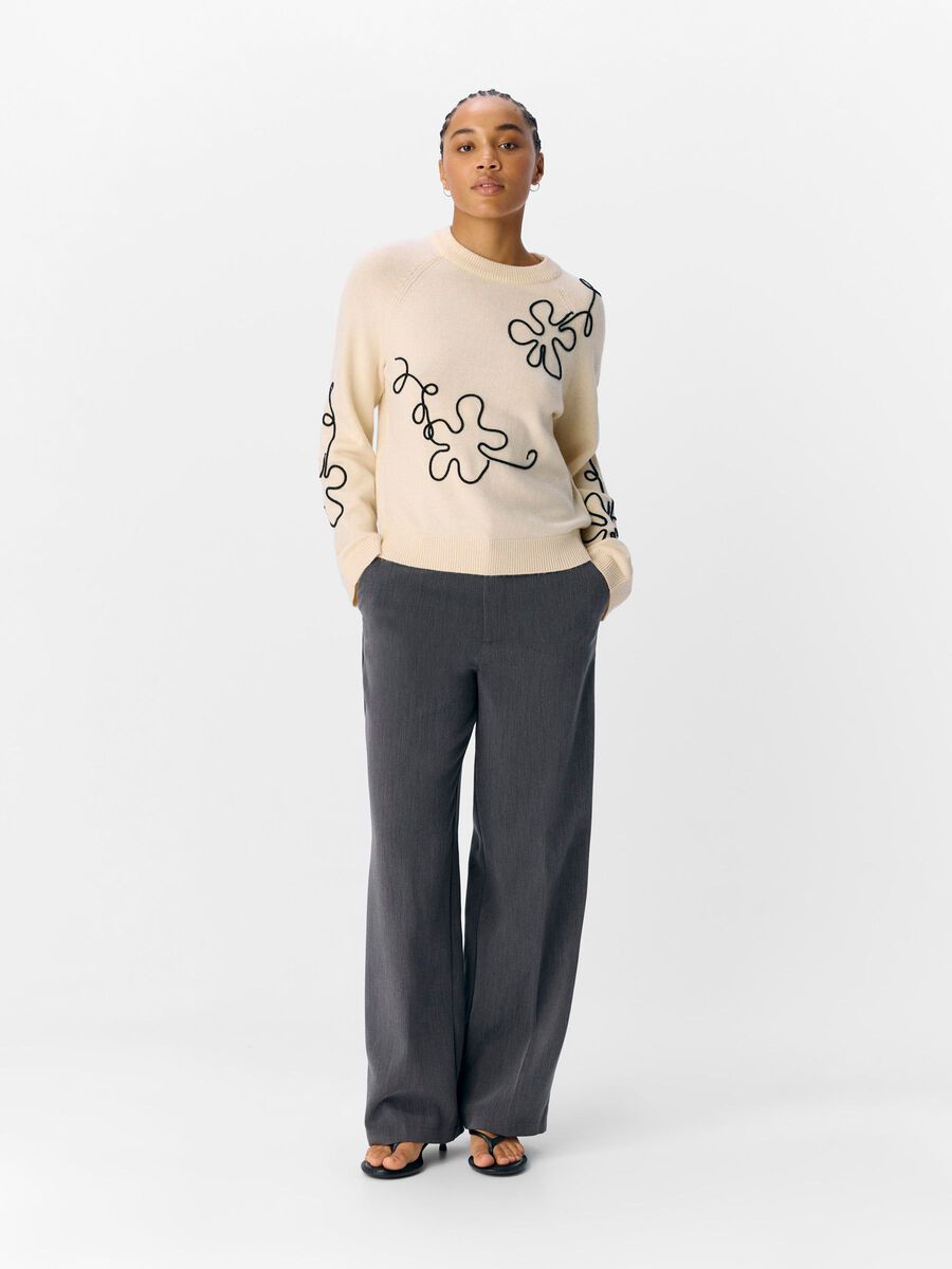 Carousel image - KNITTED PULLOVER, Sandshell | 4