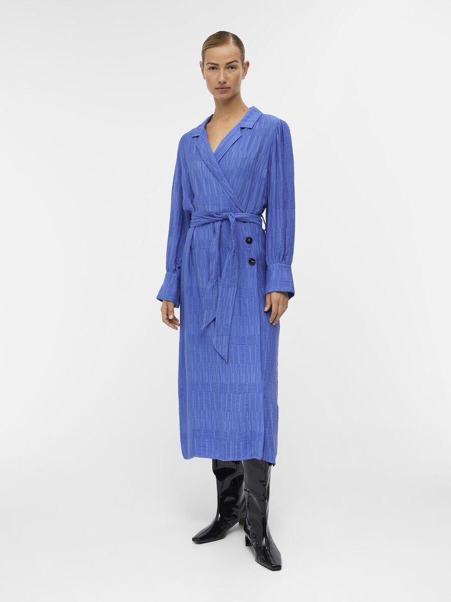 Object Collectors Item LONG SLEEVED WRAP DRESS, Amparo Blue, highres - 23043826_AmparoBlue_003.jpg
