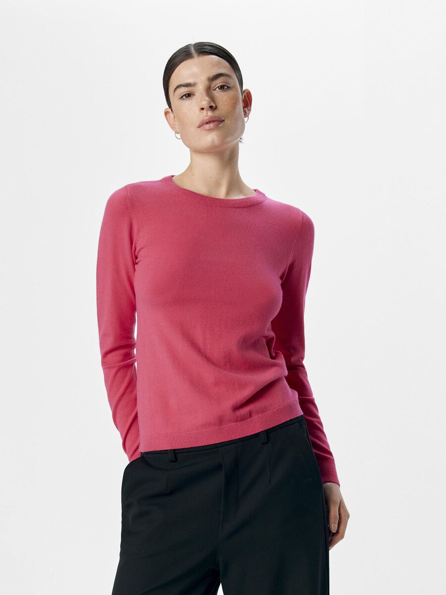 OBJECT OBJTHESS STRIKKET PULLOVER, Raspberry Sorbet, highres - 23034469_RaspberrySorbet_1164206_003.jpg