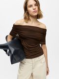 Product image thumbnail - OFF SHOULDER -TOPPI, Seal Brown | 6