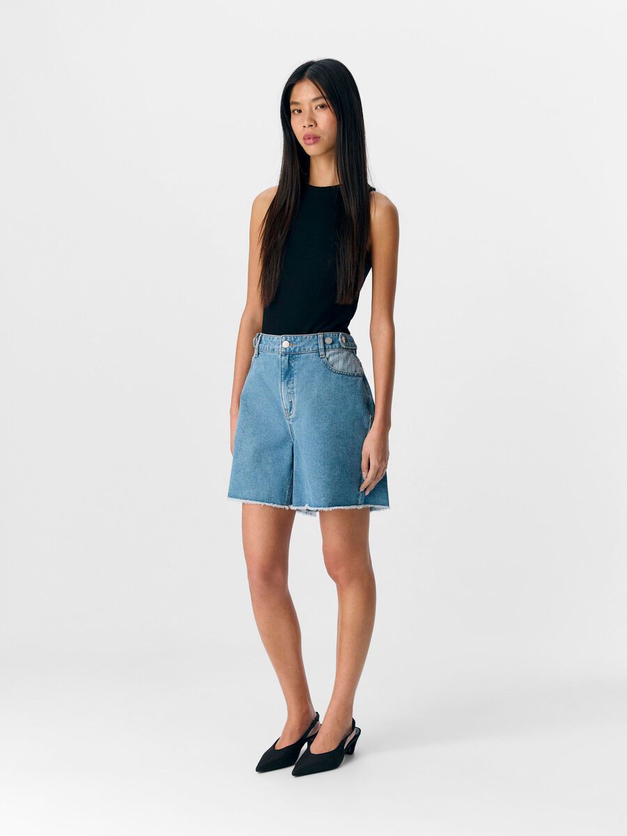 Carousel image - SHORTS, Light Blue Denim | 5