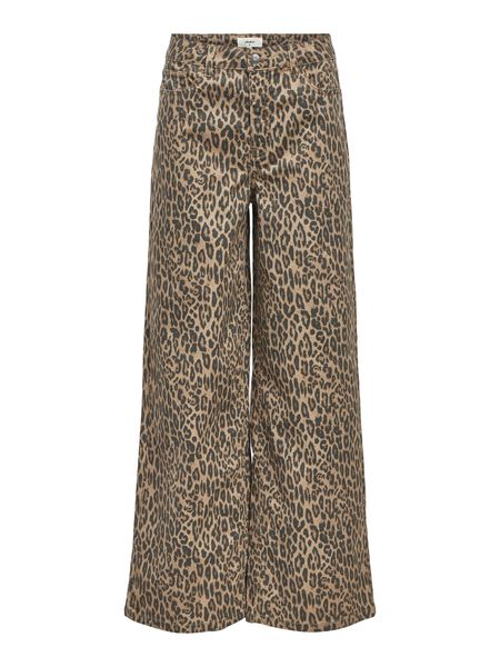 OBJECT LEOPARD PRINT WIDE LEG JEANS, Incense, highres - 23045571_Incense_1151447_001.jpg