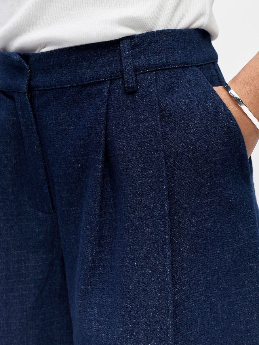 Carousel image - PLISS&Eacute; BERMUDA, Dark Blue Denim | 5