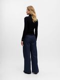 Product image thumbnail - OBJTHESS KNITTED PULLOVER, Black | 3