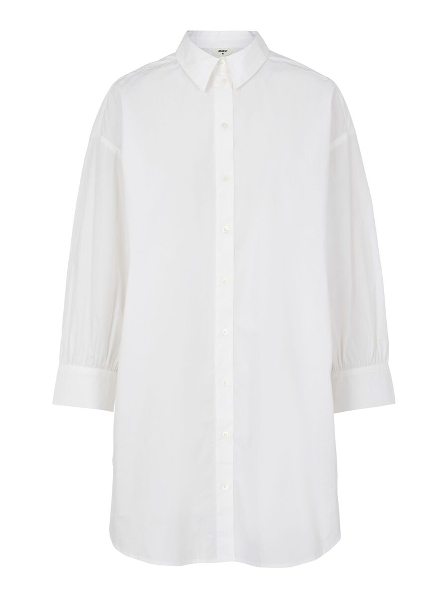 Object Collectors Item LONG OVERSIZE SHIRT, Bright White, highres - 23035210_BrightWhite_001.jpg