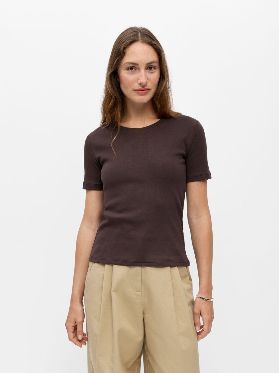 Product carousel image - BASIC T-SHIRT, Seal Brown | 1