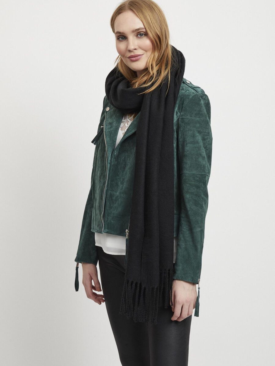 OBJECT WOOL SCARF, Black, highres - 23027876_Black_003.jpg