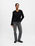 Product image thumbnail - PEPLUM BLOUSE, Black | 4