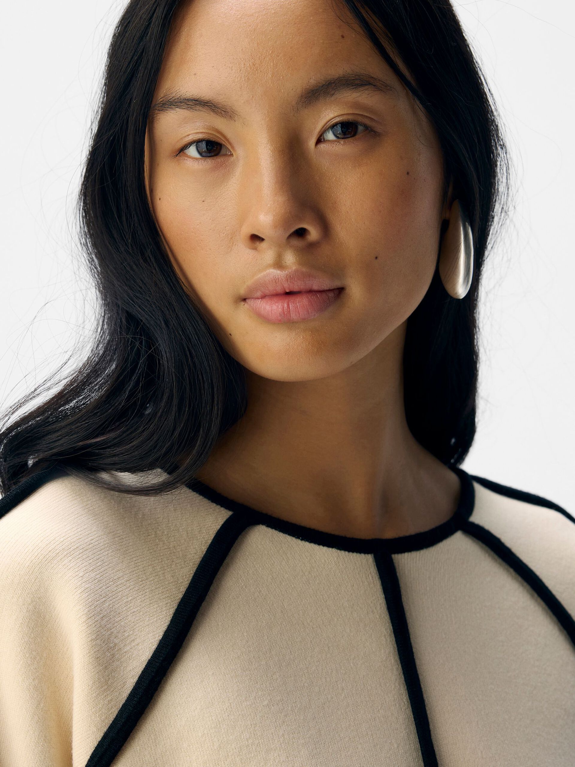 Carousel image - DETAILED KNITTED PULLOVER, Sandshell | 5