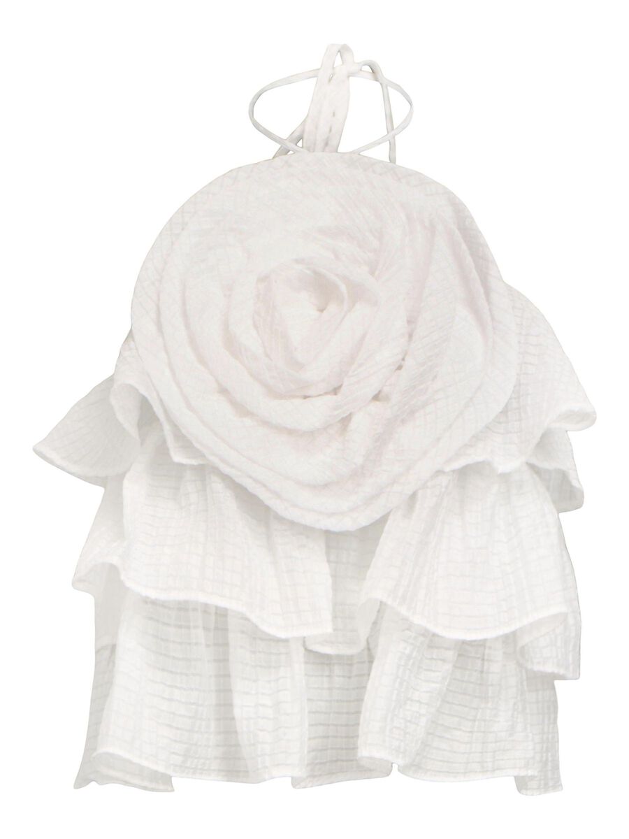 OBJECT HALTER-NECK TOP, White, highres - 23046440_White_001.jpg