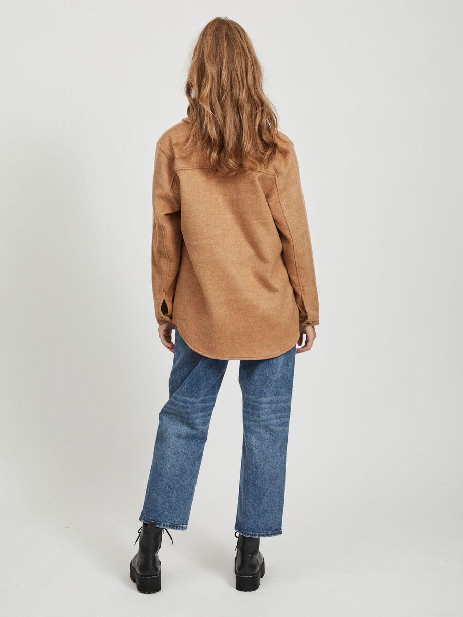 Carousel image - OVERSIZED WOOL BLEND JACKET, Chipmunk | 4