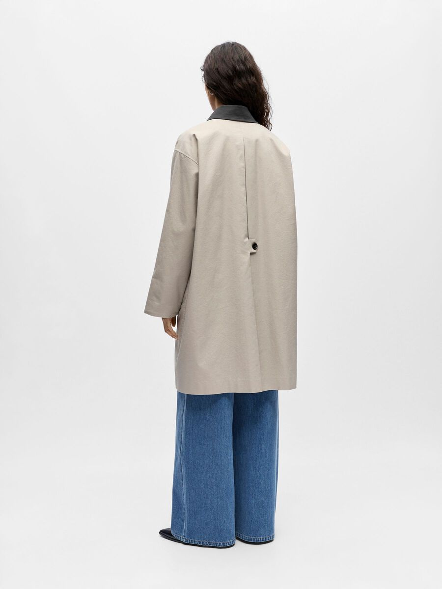 Product carousel image - LONG TRENCHCOAT, Birch | 2