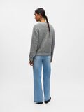 Product image thumbnail - KNITTED CARDIGAN, Medium Grey Melange | 3