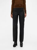 Object Collectors Item COATED WIDE-LEG TROUSERS, Black, highres - 23041032_Black_003.jpg